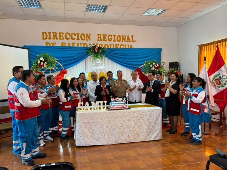 SAMU Moquegua celebra sexto aniversario y plantea reforzar su capacidad operativa