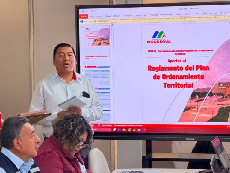Aprueban reglamento del Plan de Ordenamiento Territorial de Moquegua
