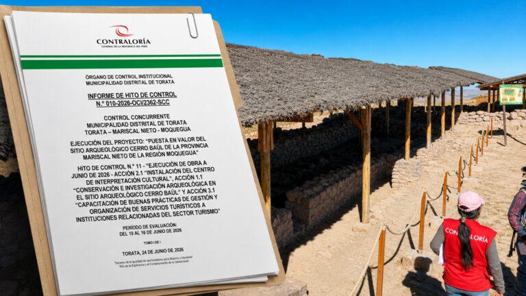 Vacíos estructurales ponen en riesgo la infraestructura arqueológica del Cerro Baúl, advierte Contraloría