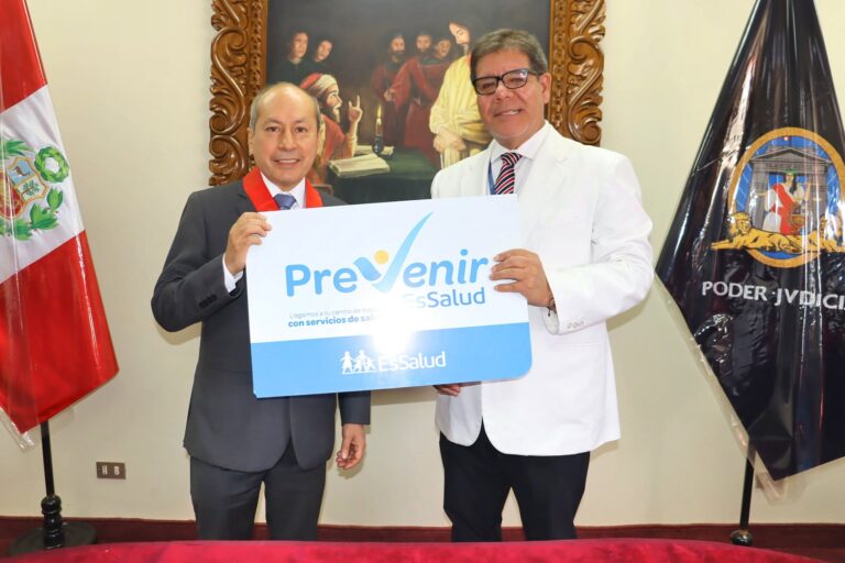 Corte de Moquegua y EsSalud implementarán programa de salud preventiva
