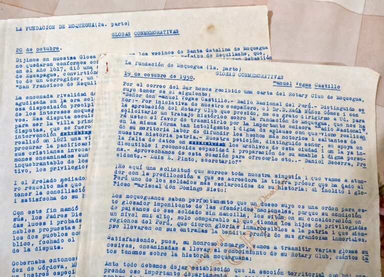 Fundación española de Moquegua – XXVIII