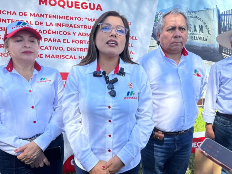 Gobernadora cuestiona demora del Consejo Regional para aprobar donaciones 