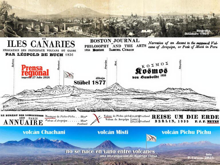 Tres Volcanes, 1836