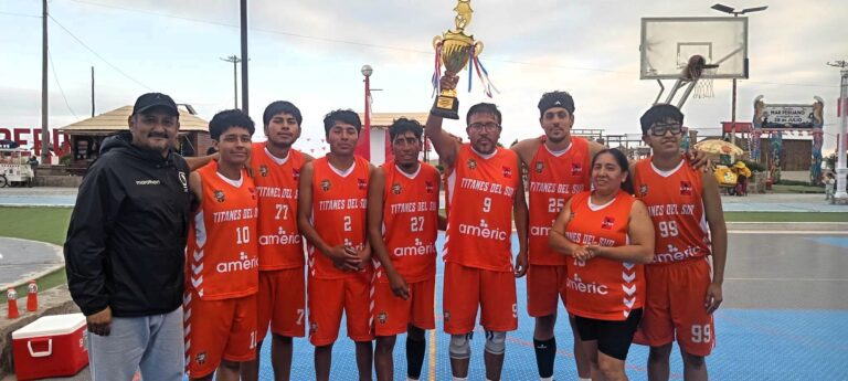 Titanes del Sur conquista el Interbarrios de Básquetbol de Mollendo