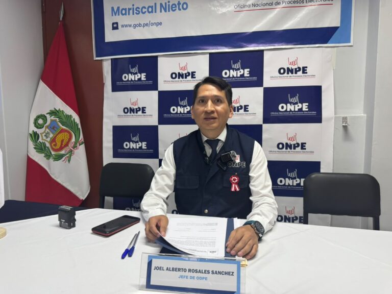 Instalan la ODPE Mariscal Nieto y realizan sorteo de miembros de mesa para las Elecciones 2026