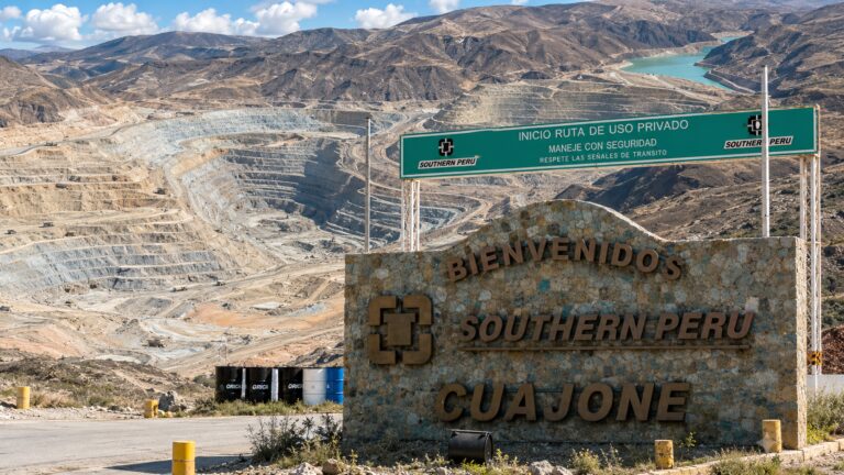 La economía de Moquegua dependió en un 80 % del sector minero en 2025