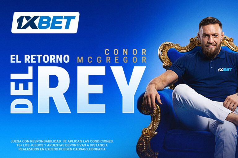 El rey ha vuelto: Conor McGregor es nuevo embajador global de 1xBet