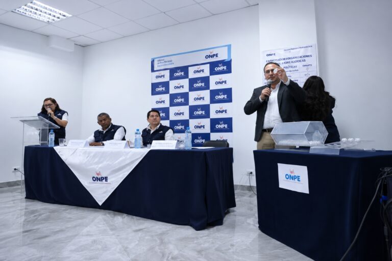 ONPE sorteará este viernes a más de 817 mil miembros de mesa