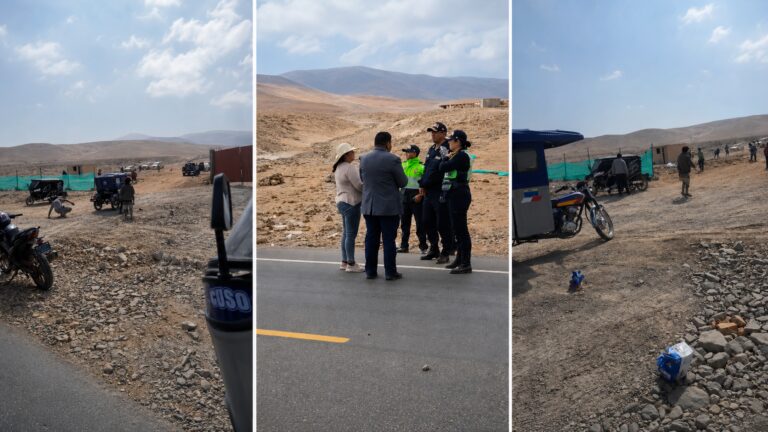 Pedradas y fuerte detonación durante desalojo en Arantas