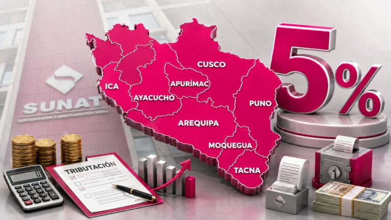 El sur peruano aporta solo el 5 % de la tributación nacional a mayo de 2026