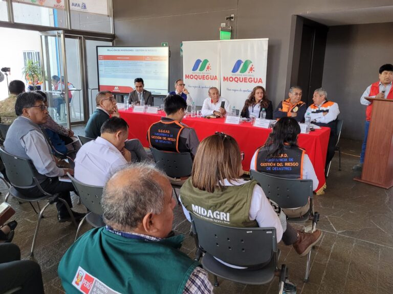 Autoridades coordinan acciones de prevención ante el Fenómeno del Niño en la región