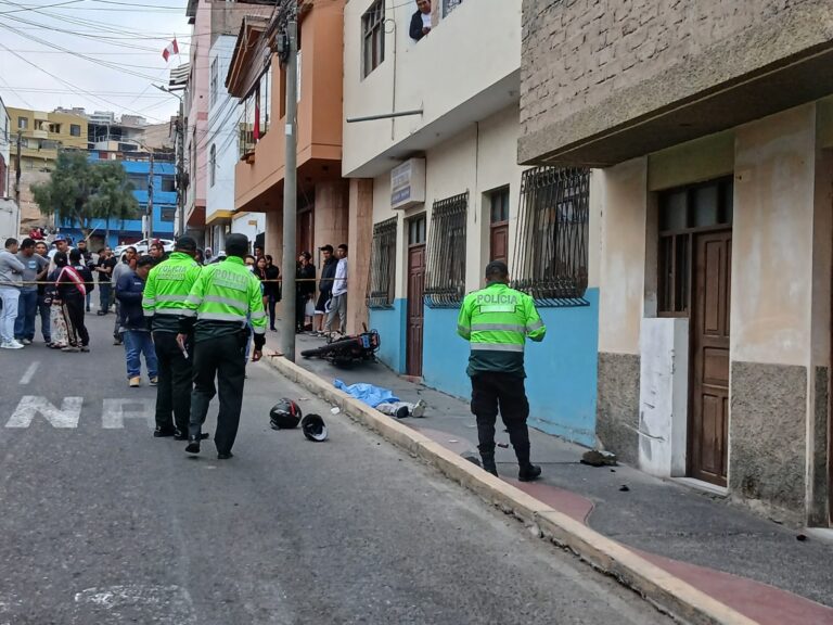 Motociclista fallece tras despistarse e impactar contra el muro de una vivienda en Ilo