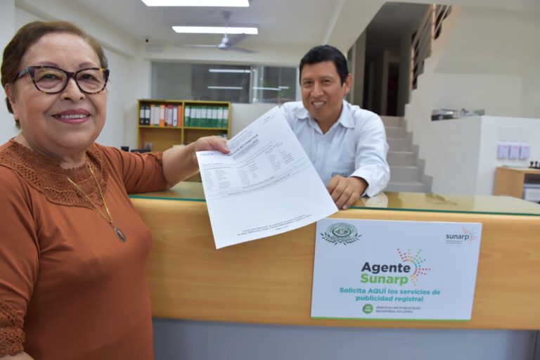 Pacocha: nuevo Agente Sunarp atenderá en la Notaría Aragón Burgos