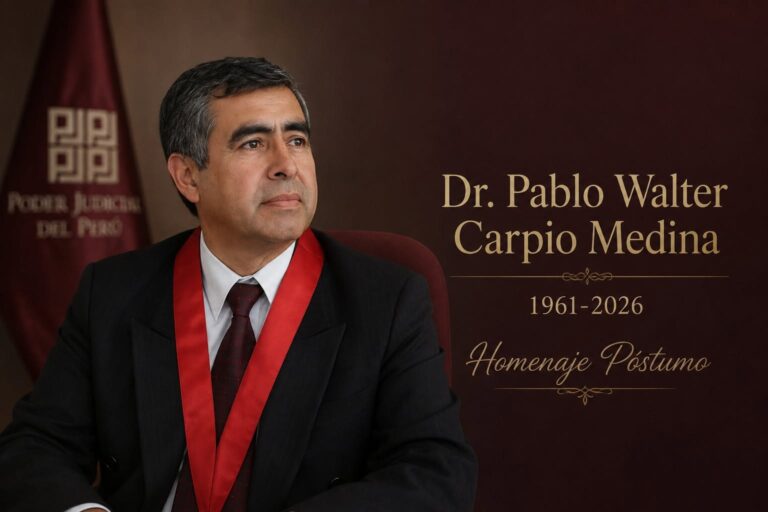 Corte de Moquegua honra el legado del juez Pablo Carpio Medina