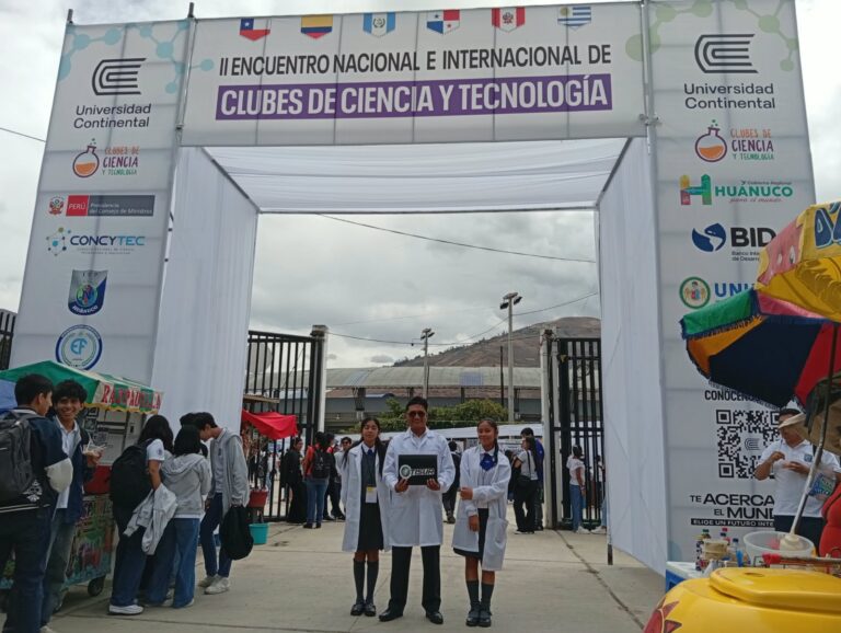 Huánuco: I.E. “El Buen Pastor” de Matarani destacó en encuentro científico internacional