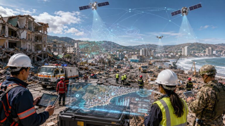 La tecnología espacial y la gestión posdesastre ante terremotos