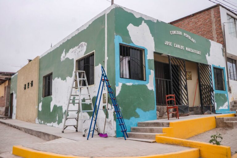 Realizan trabajos de mejora en comedor José Carlos Mariátegui