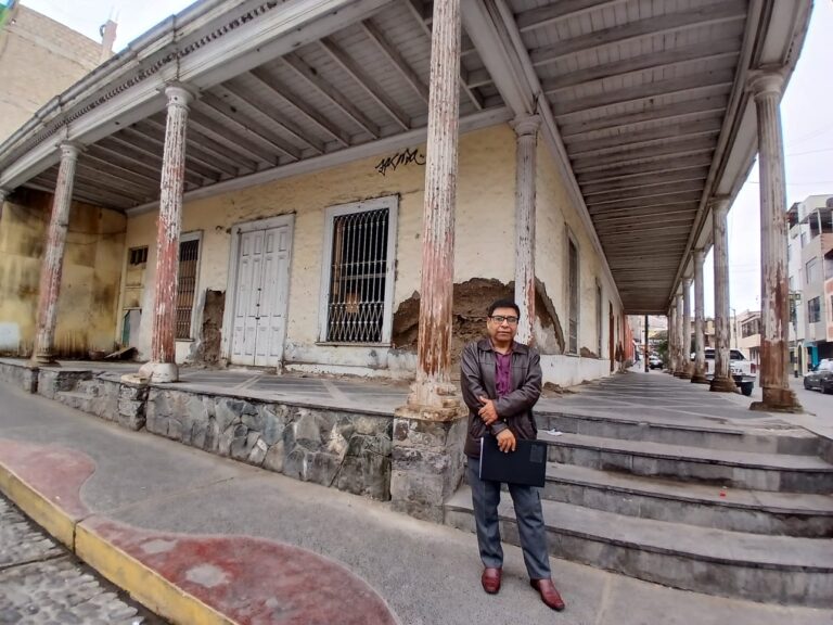 Advierten riesgo de colapso de la casona Zapata en Ilo