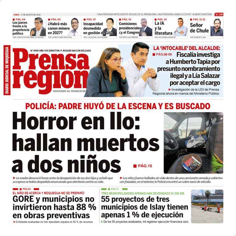 La Prensa Regional – Lunes 17 de agosto de 2026