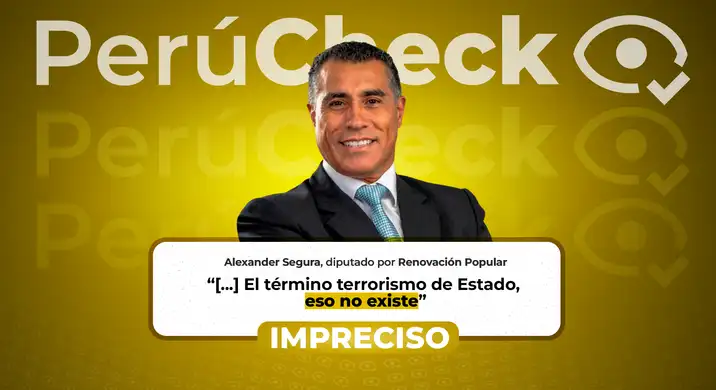 Es impreciso afirmar que el terrorismo de Estado no existe, como sostiene el diputado Alexander Segura