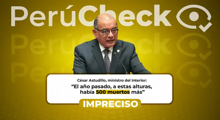 Ministro del Interior afirma que el año pasado hubo 500 homicidios más, pero las cifras no cuadran