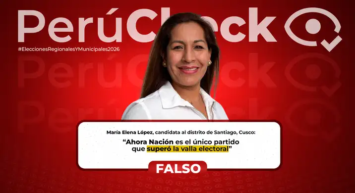 Ahora Nación no es el único partido que postula en Cusco y pasó la valla, como señala una candidata local