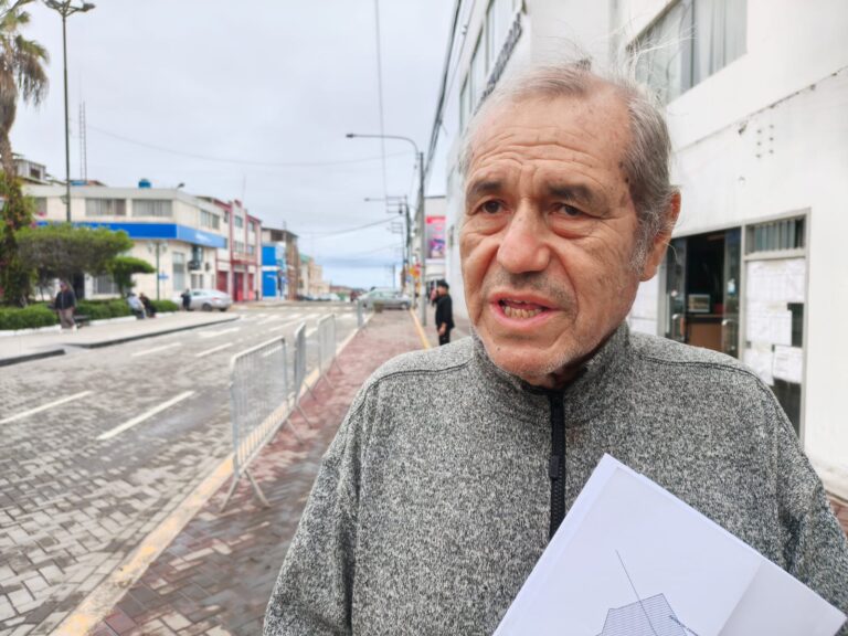 Arq. Pacheco cuestiona diseño pluvial en obra de la plaza Bolognesi