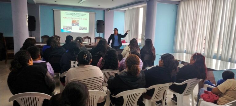 Matarani: capacitan a padres y directores sobre atención en casos de violencia 