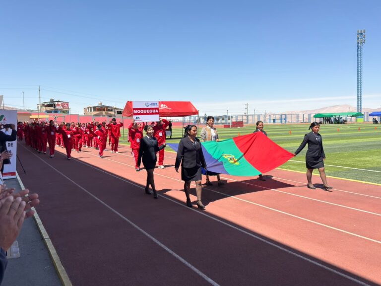 Moquegua: inauguran los Juegos Escolares Deportivos y Paradeportivos 2026 etapa macrorregional