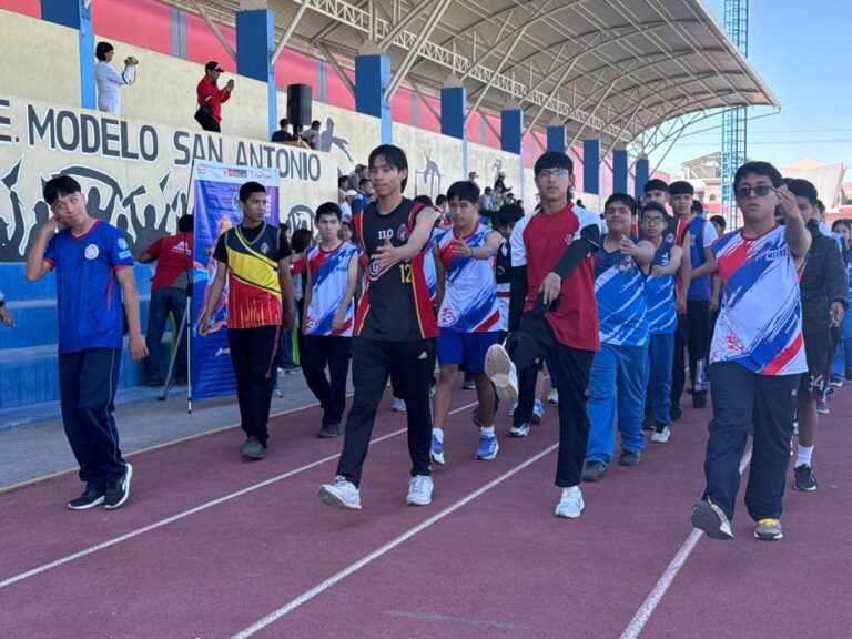 Más de 330 escolares participan en etapa regional de los Juegos Deportivos y Paradeportivos 2026