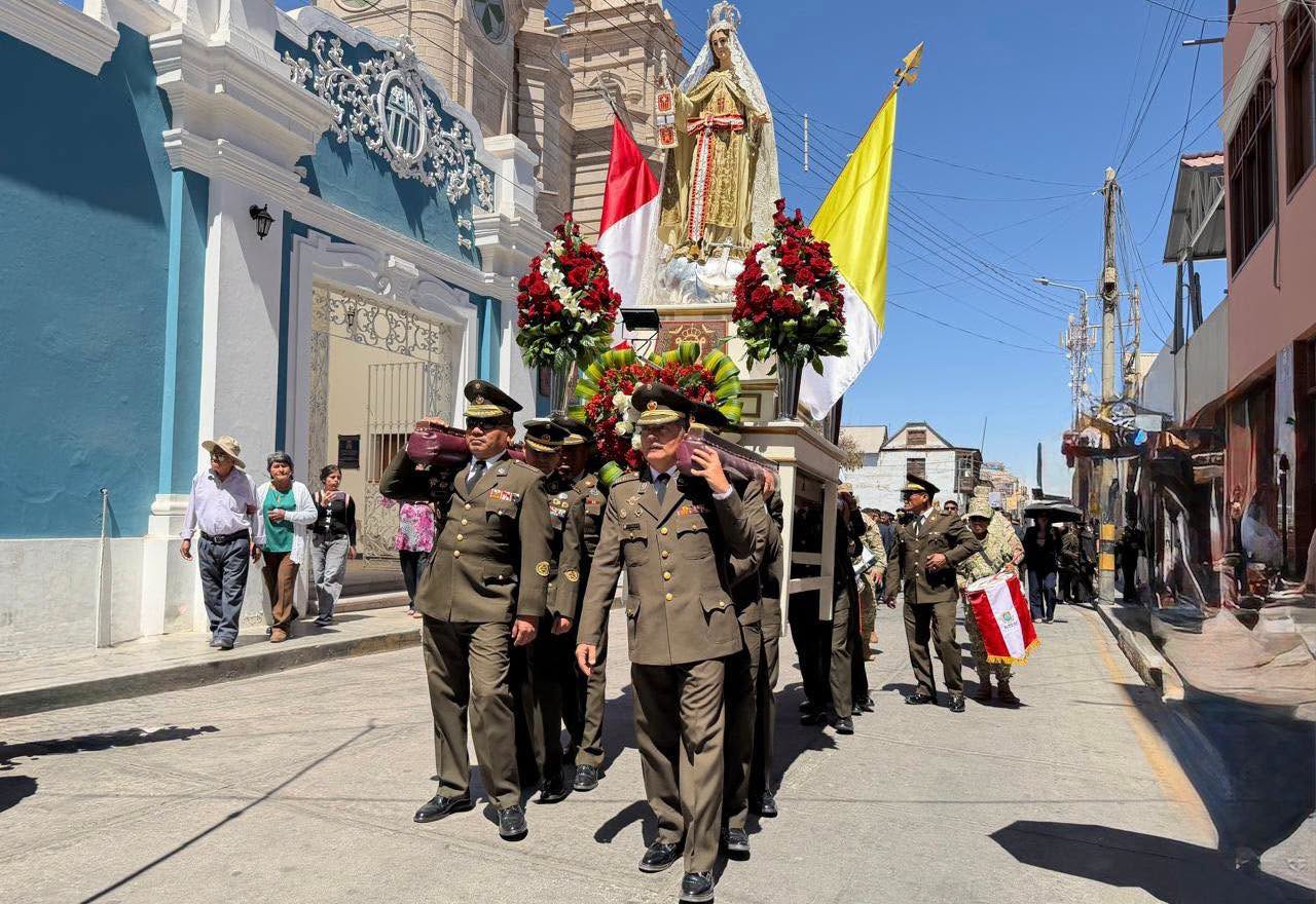 Conmemoran el Día de las Fuerzas Armadas con procesión de Nuestra Señora de la Merced 1 Conmemoran el Dia de las Fuerzas Armadas en Moquegua 24092026 2 La Prensa Regional