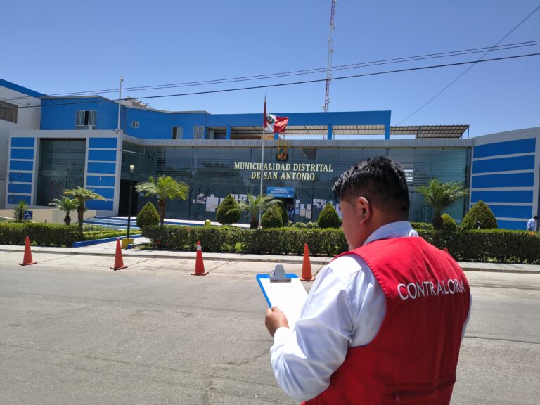 Contraloría revela alteración del sistema de trámite documentario en municipio de San Antonio