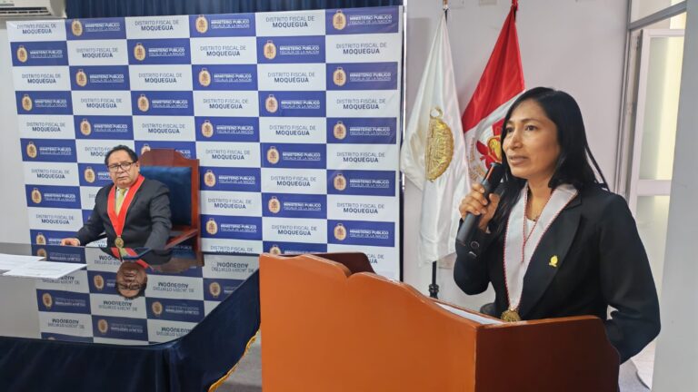 Juramentó nueva fiscal adjunta superior provisional en Moquegua