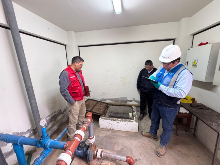 EPS Ilo inicia monitoreo de calidad del agua almacenada en colegios