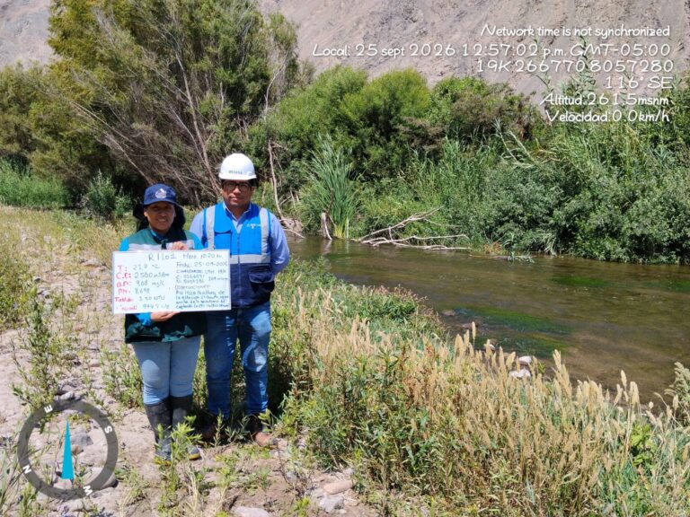 EPS Ilo participó en monitoreo de calidad del agua de la cuenca Moquegua-Ilo