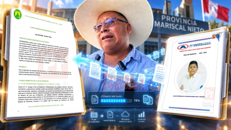 Otra burla: Elvis Córdova, el candidato del “copia y pega” que recicla el plan de John Larry del 2022