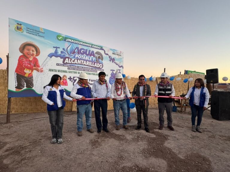 Más de 290 familias de Chen Chen acceden a agua potable y alcantarillado