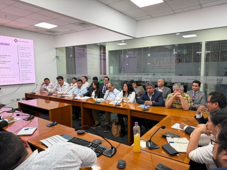 Tras reunión en Lima acuerdan mesa técnica y revisar convenio por agua