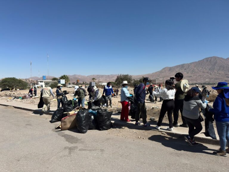 Retiran residuos de sector arqueológico M1 en Chen Chen