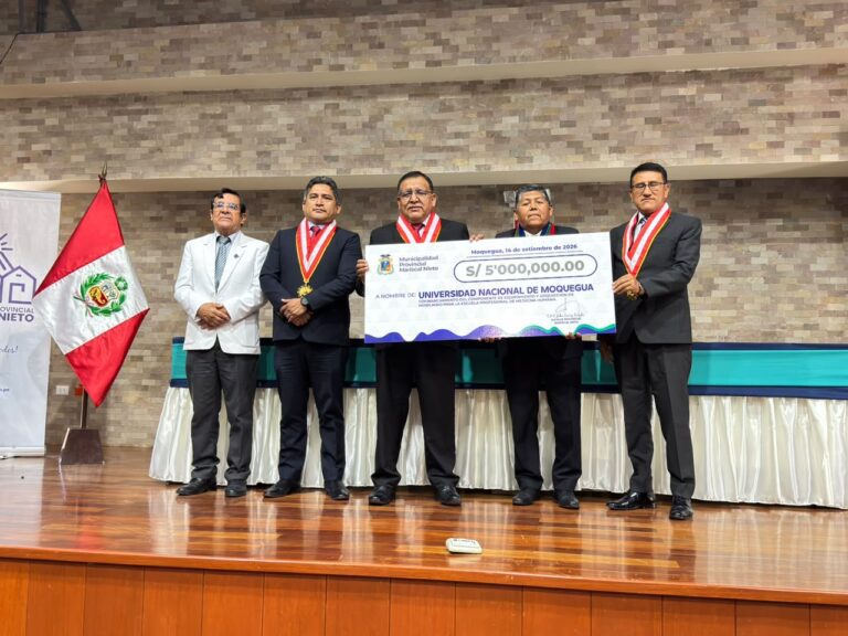Municipalidad destina S/ 5 millones para equipamiento de Medicina Humana de la UNAM