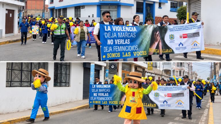 Cocachacra se movilizó por la prevención y el cuidado de la salud mental