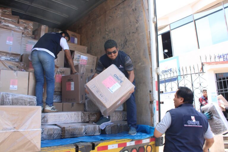 ODPE Mollendo recibió material electoral para el 4 de octubre