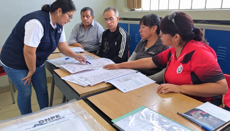 ONPE habilitará 31 locales para capacitar a miembros de mesa en Moquegua
