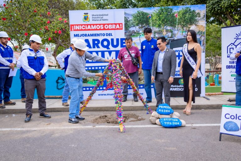 MPMN inicia obra de S/ 4.2 millones para modernizar parque de la Junta Vecinal El Siglo