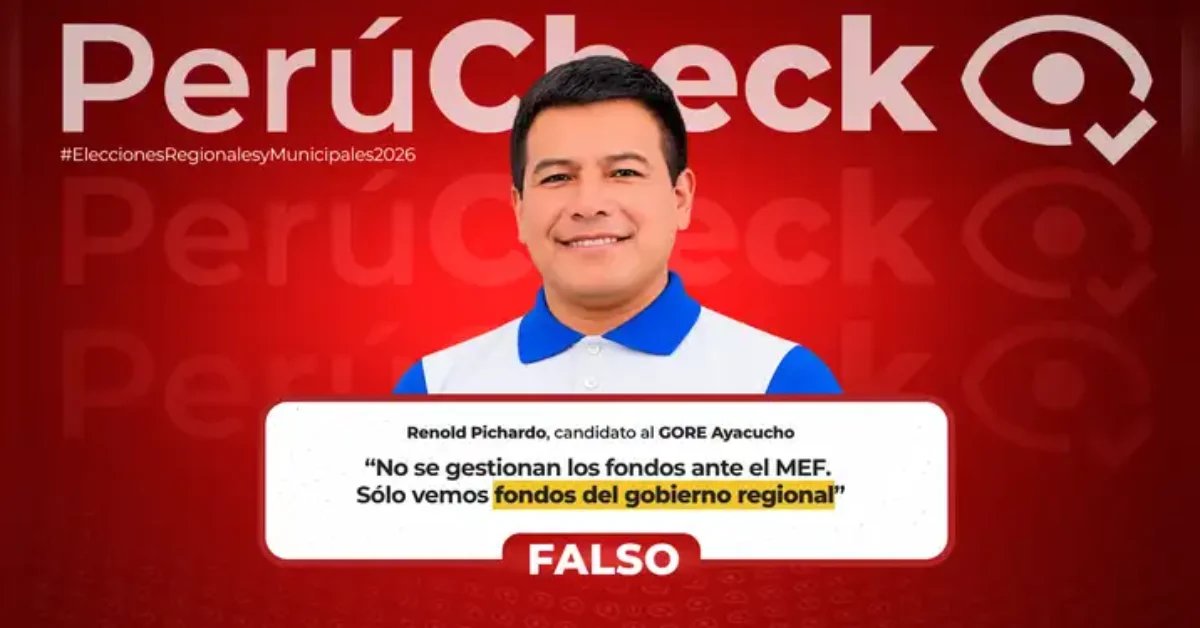 Es falso que la actual gobernación de Ayacucho no haya gestionado fondos adicionales al de su presupuesto