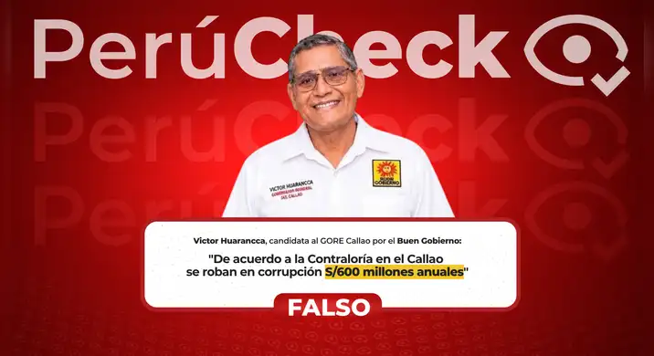 No, la Contraloría no ha señalado que el Callao pierde S/600 millones al año por corrupción