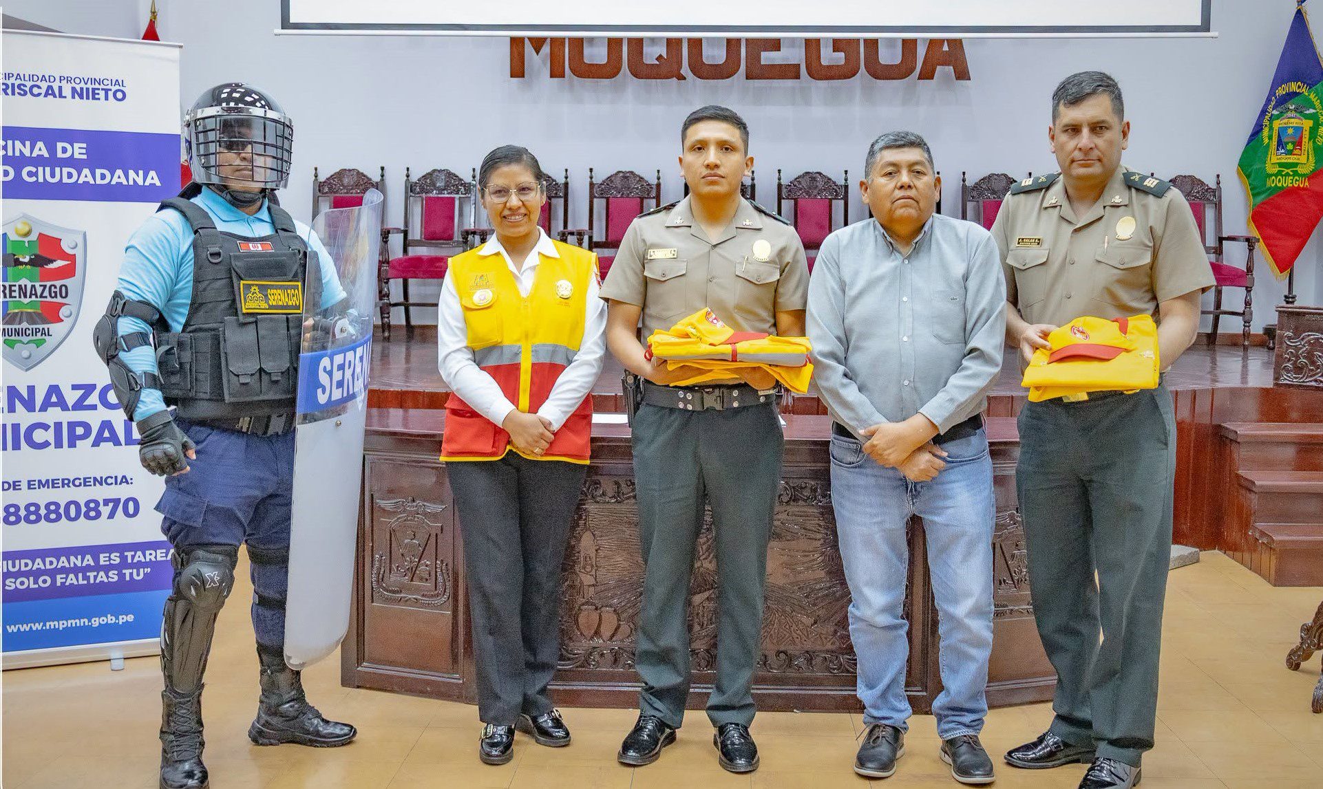 Serenazgo de Mariscal Nieto recibe implementos de seguridad por S/ 310 mil 2 Serenazgo de Mariscal Nieto recibe implementos de seguridad 22092026 1 La Prensa Regional