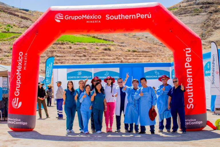 Southern Perú brindó 127 atenciones médicas gratuitas en el anexo de Coscore