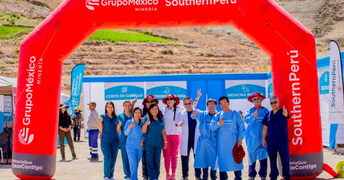 Southern Perú brindó 127 atenciones médicas gratuitas en el anexo de Coscore