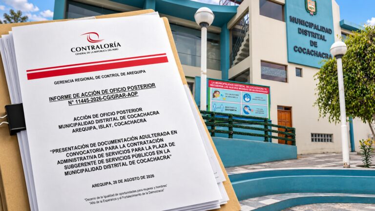 Subgerente de Cocachacra ganó plaza con diploma de bachiller adulterado